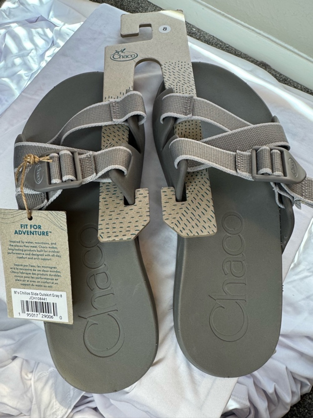 Chaco Men's Chillos Slide Outskirt Gray